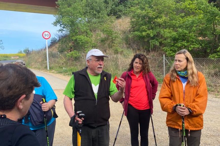 Caminada a Vilablareix amb el grup d'Aiguaviva