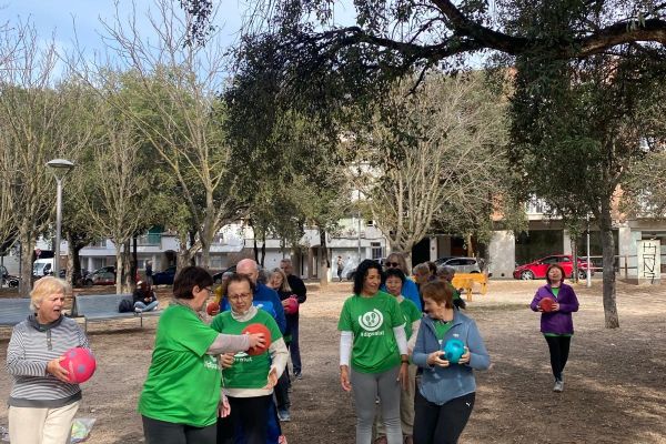 Sessió d'exercici físic al Parc de Vista Alegre